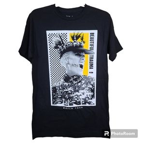 NEW P!NK Pink Singer Black Size Medium Beautiful Trauma Official Tour T-Shirt